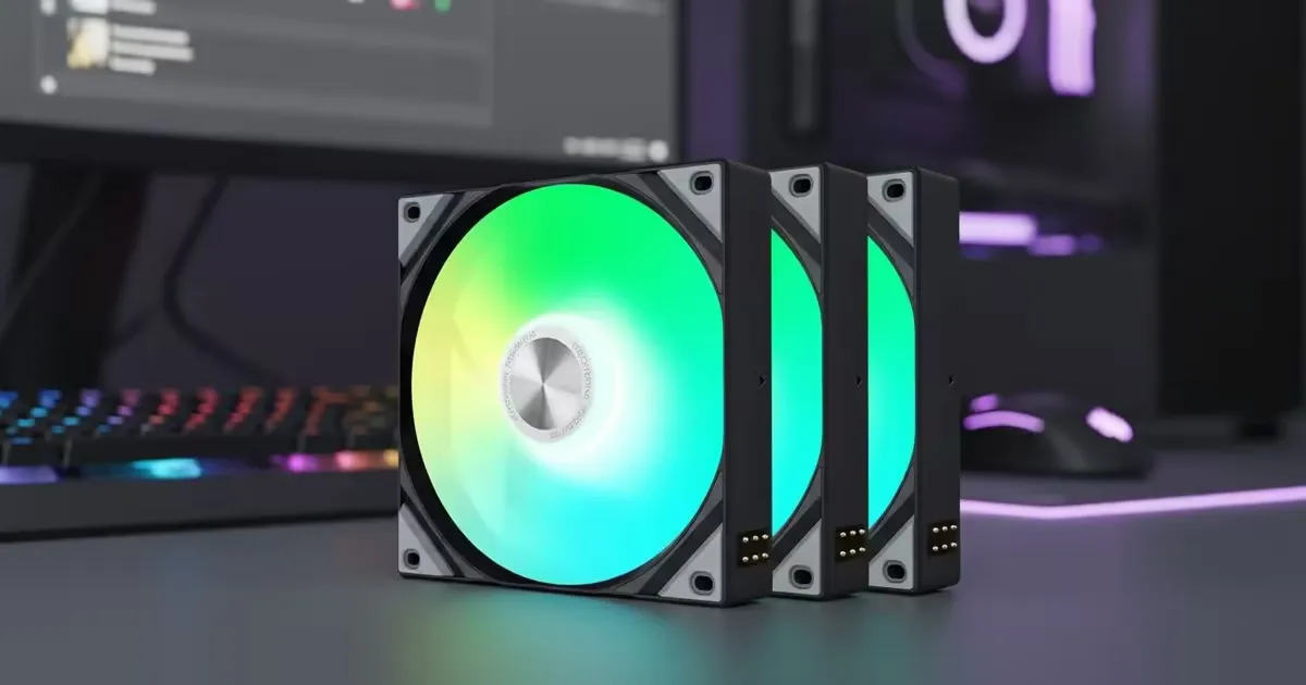 TRYX ROTA SL ARGB 120mm Pack of 3 — Quiet RGB Cooling | Evetech