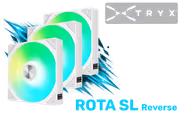 TRYX ROTA SL ARGB Reverse White 120mm Case Fan, 3-Pack - image 1