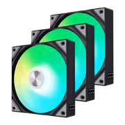 TRYX ROTA SL ARGB Reverse Black 120mm Case Fan 3-Pack - image 4