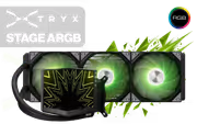 TRYX Stage ARGB 360mm Dual-Screen Black Liquid Cooler - image 1
