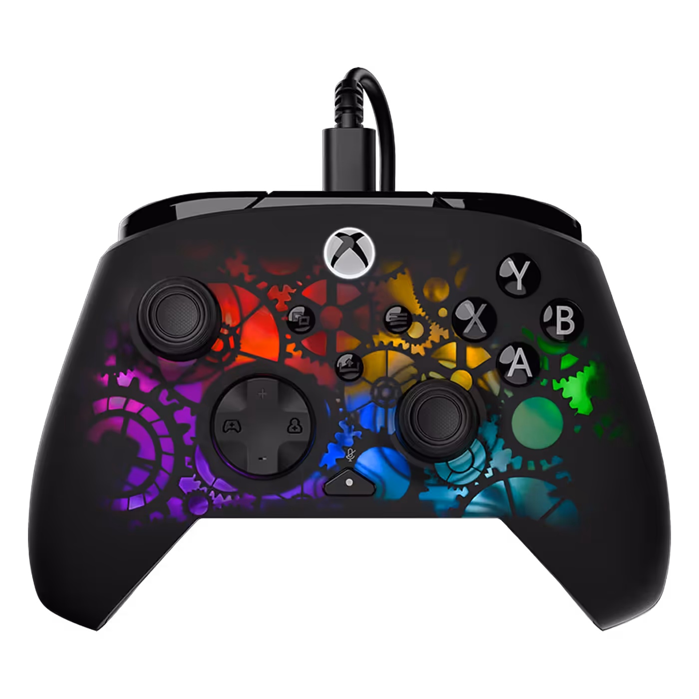 Turtle Beach Afterglow Ignite Time Machine lit in rainbow colours