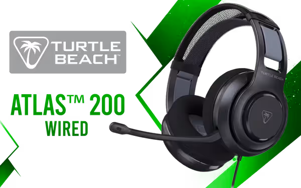 Turtle Beach Atlas 200 Black Wired PC Gaming Headset 3D Audio - image 1 Turtle Beach Atlas 200 Black Wired PC Gaming Headset 3D Audio - image 1