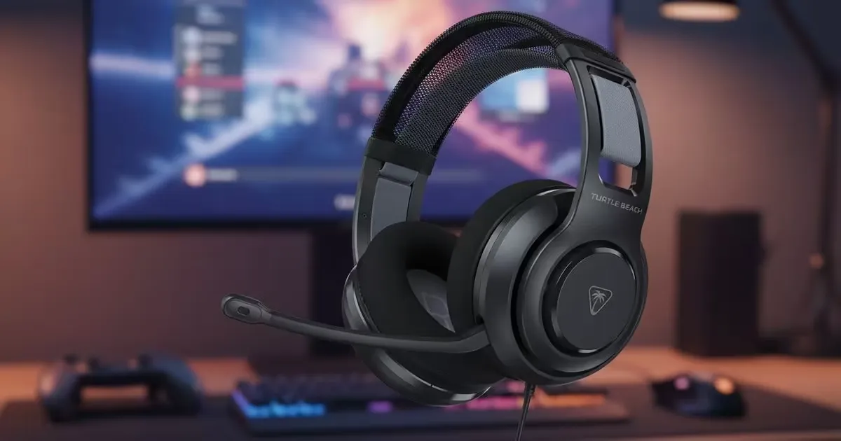 Turtle Beach Atlas 200 Black Wired PC Gaming Headset 3D Audio | Evetech