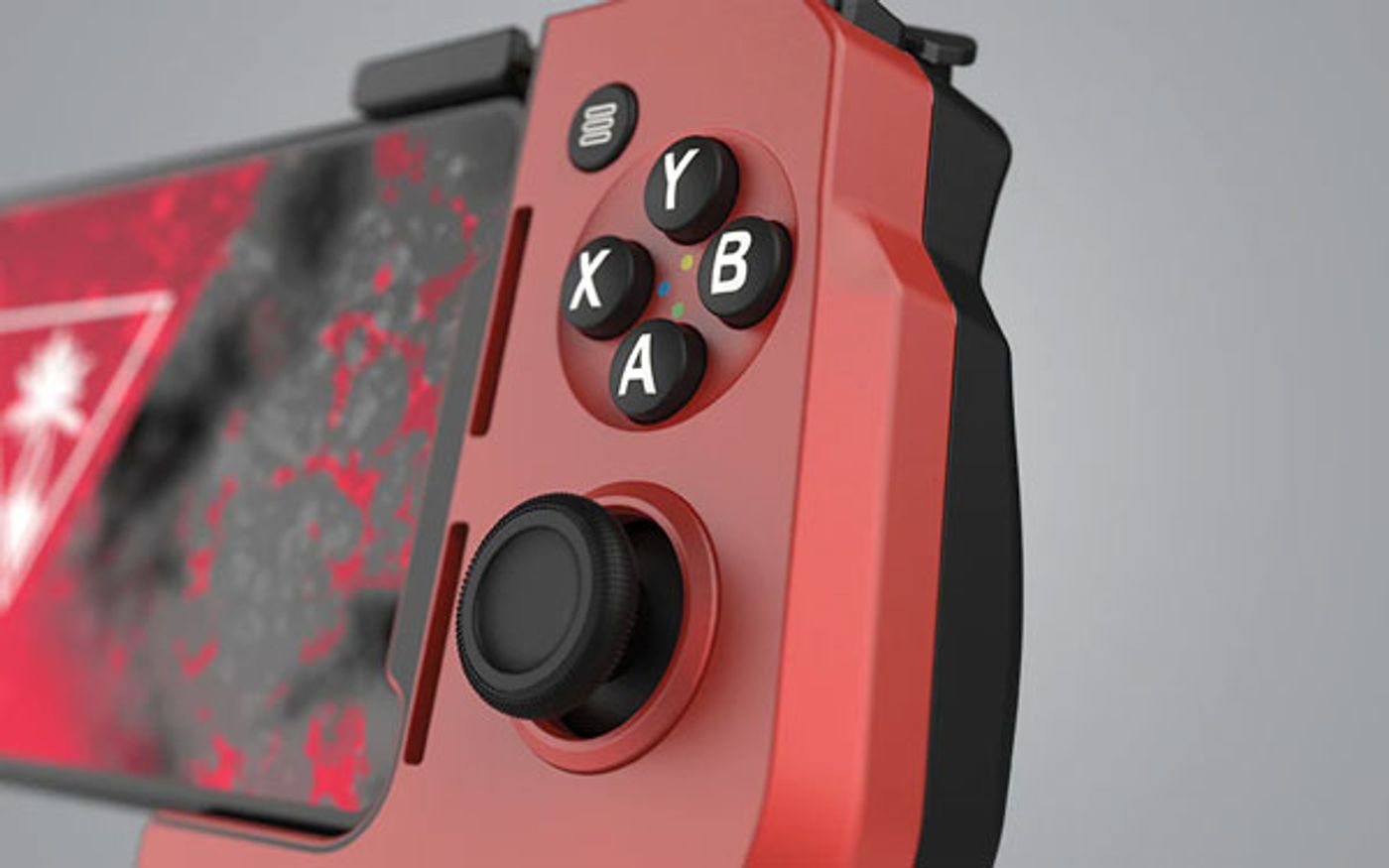 Console-level controls and ABXY buttons on the Turtle Beach Atom