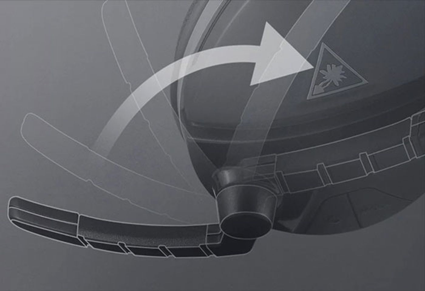 Turtle Beach Recon 70x Gaming Headset featuring a flip-up microphone