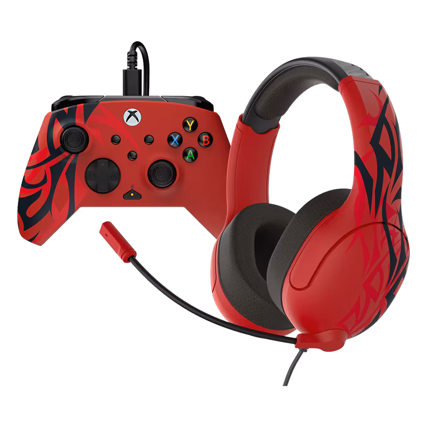 Turtle Beach Rematch Advanced controller and Airlite Fit headset in Spirit Red