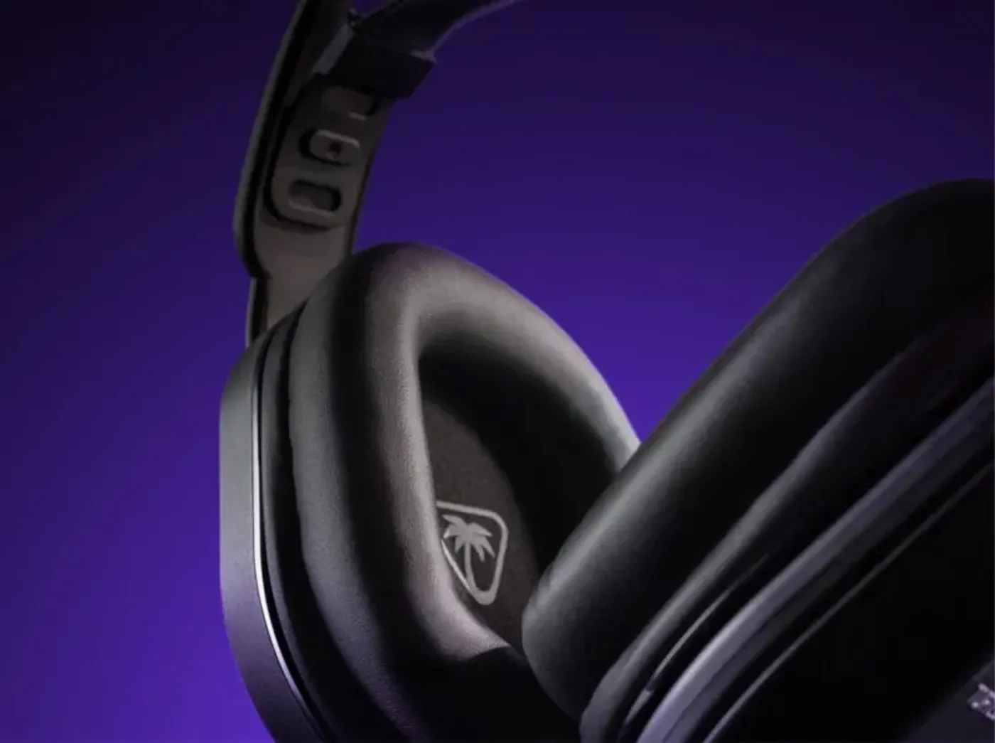 Turtle Beach Stealth 500 Wireless Headset displaying ergonomic memory foam comfort