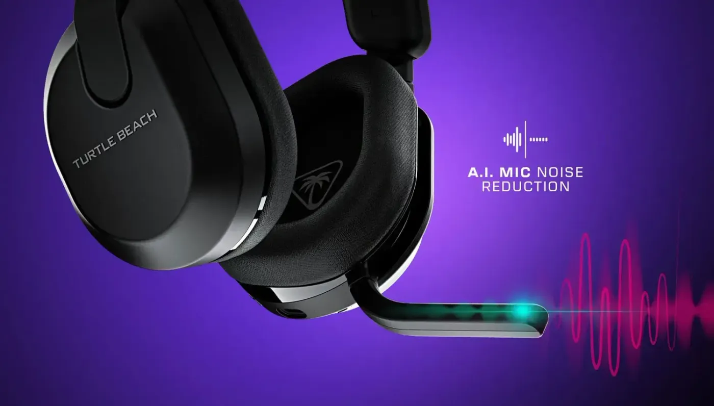 Headset Microphone with A.I. Noise Cancellation Technology for Gaming and Streaming
