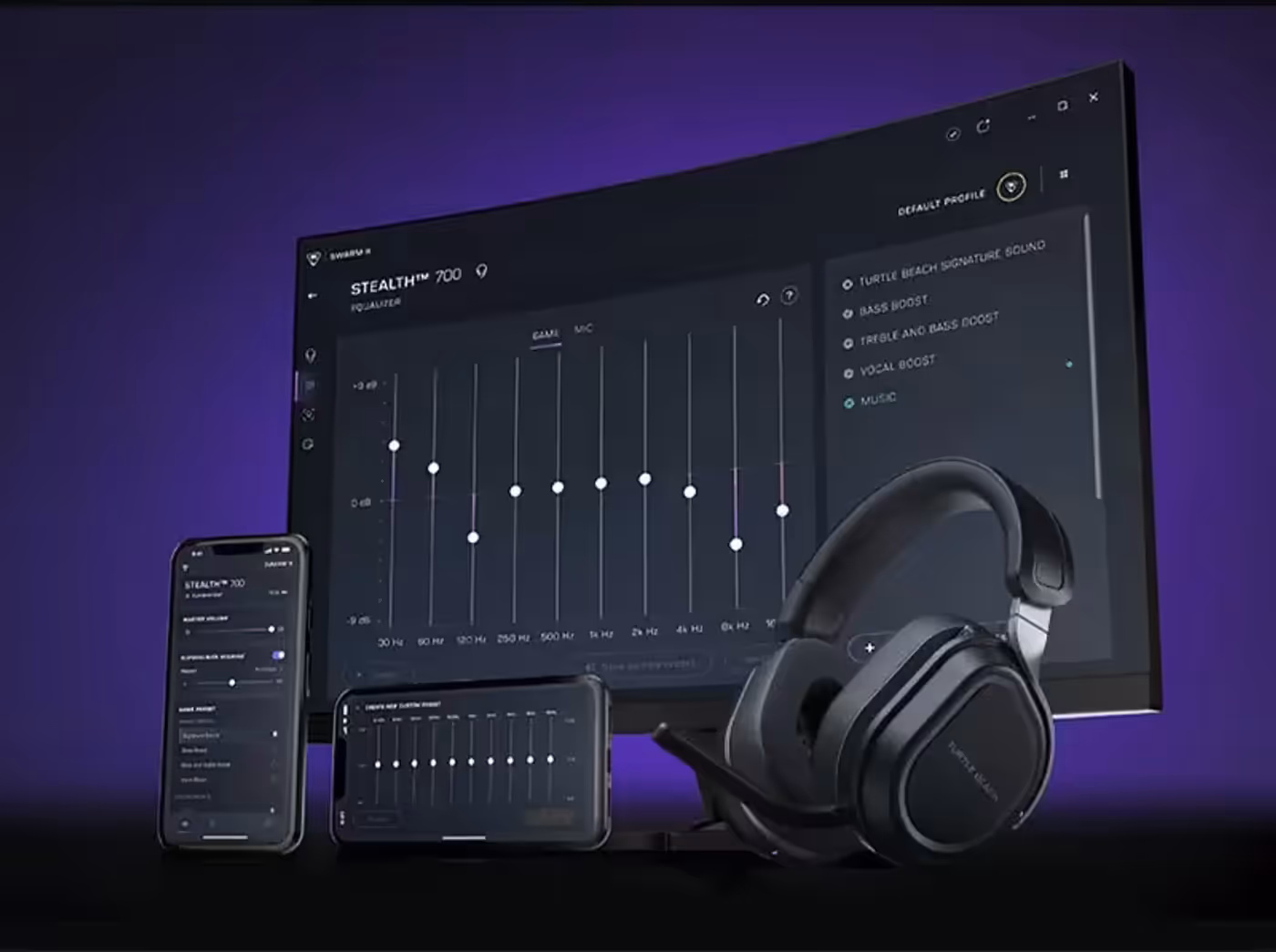 Turtle Beach Stealth 700 Gen 3 - Audio Customization Features for Xbox - Desktop View