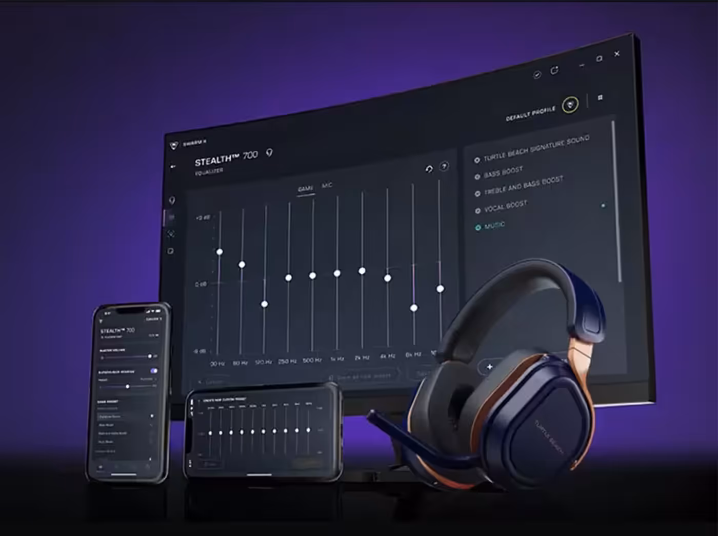Turtle Beach Stealth 700 Gen 3 Wireless Headset - Desktop View