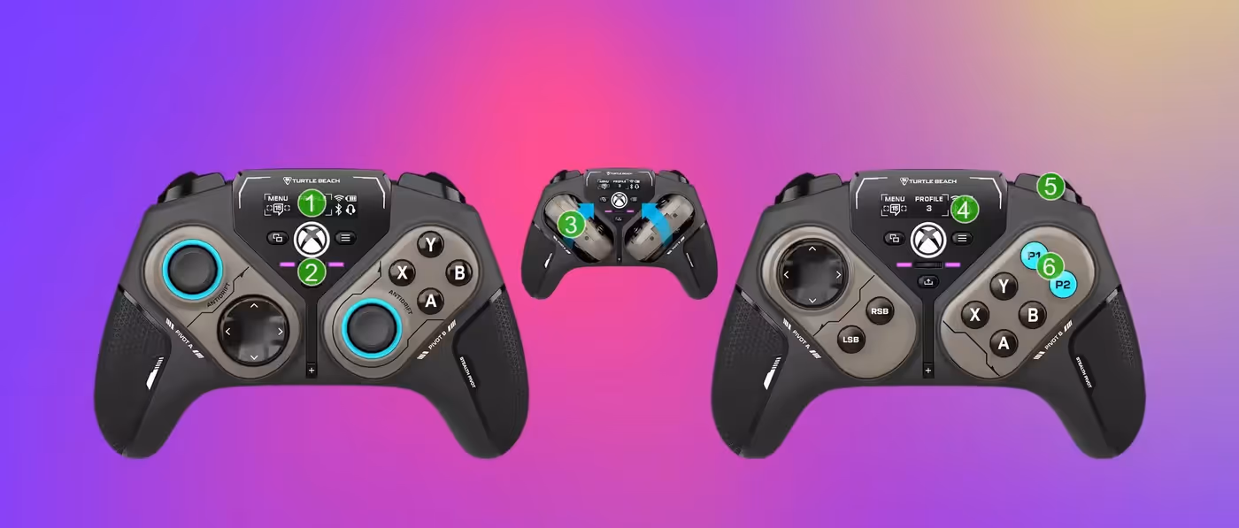 Gaming controller featuring innovative rotating control modules for customized layouts