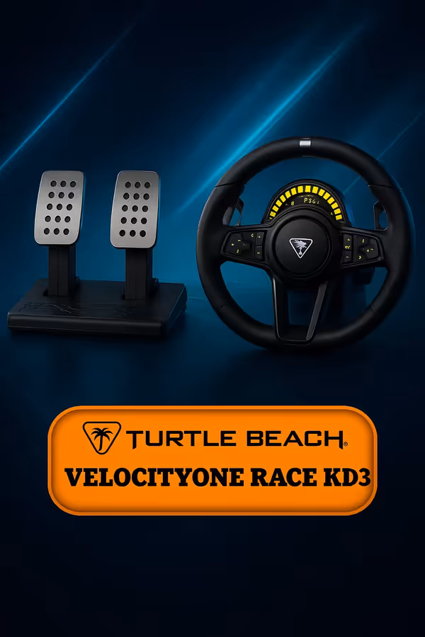[OPEN BOX] TURTLE BEACH VelocityOne™ Race KD3 Racing Wheel & Pedals for Xbox & PC