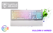 Turtle Beach Vulcan II White Mechanical Keyboard - RGB, N-Key - image 1