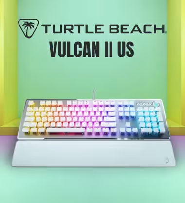 Turtle Beach Vulcan II White Keyboard