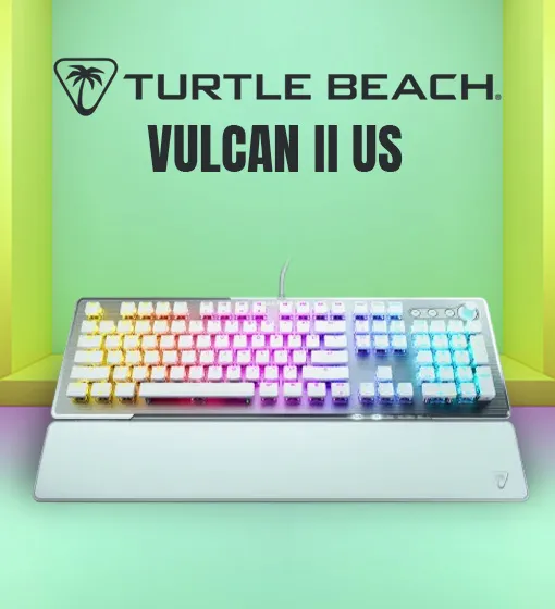 Turtle Beach Vulcan II White Keyboard