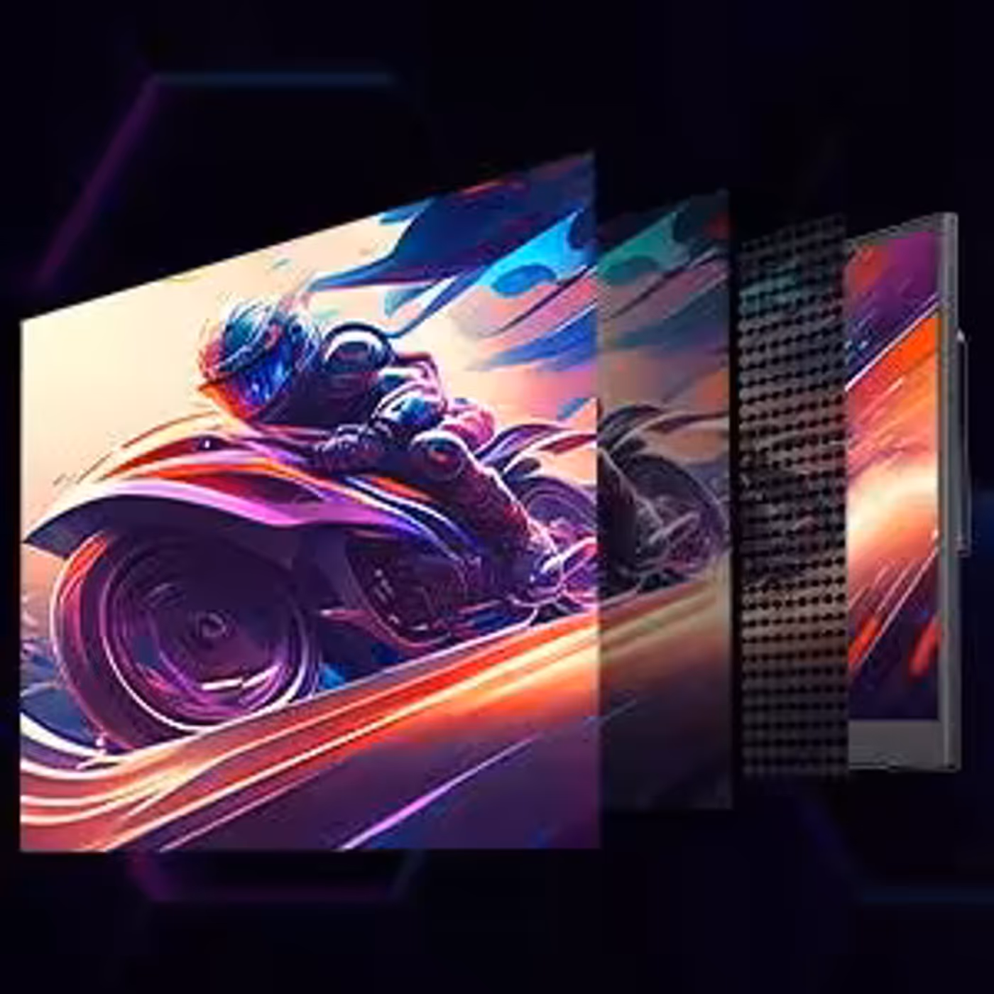 Illustration of HDR technology producing more detailed high-contrast images