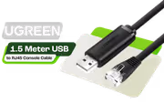 UGREEN 1.5m USB to RJ45 Console Cable - image 1