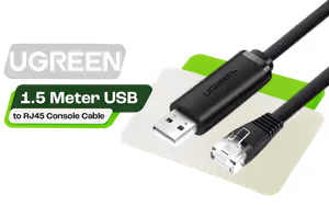 UGREEN 1.5m USB to RJ45 Console Cable - image 1