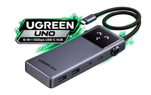 UGREEN Uno 6-in-1 10Gbps USB-C Hub, 4K 60Hz HDMI - image 1