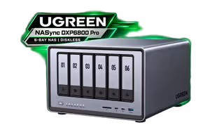UGREEN NASync DXP6800 Pro 6-Bay NAS, Dual 10GbE, i5 - image 1
