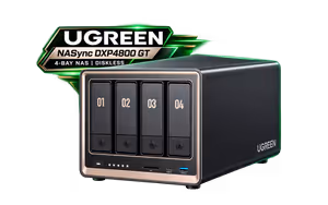UGREEN NASync DXP4800 GT 4-Bay NAS, Dual 10GbE, Ryzen - image 1