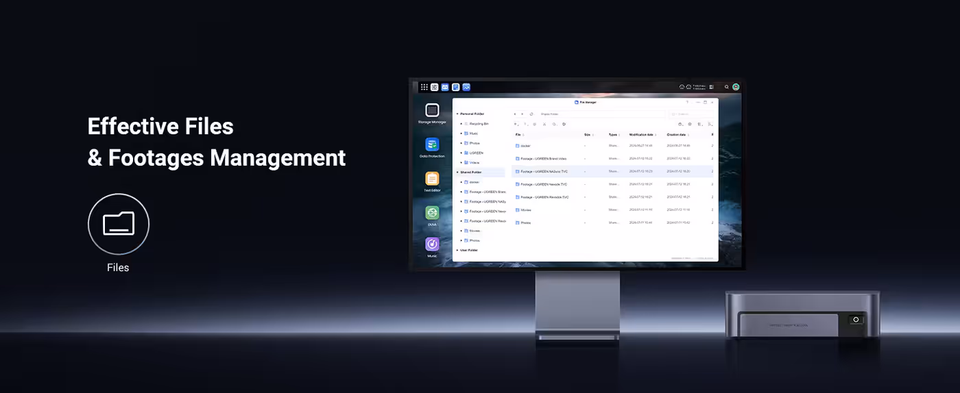 AI photo album view organising images by face on the NASync