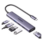 UGREEN Revodok 105 5-in-1 USB-C Hub, 4K HDMI & 100W PD - image 2