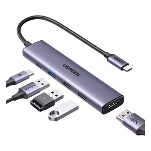 UGREEN Revodok 105 5-in-1 USB-C Hub, 4K HDMI & 100W PD - image 2