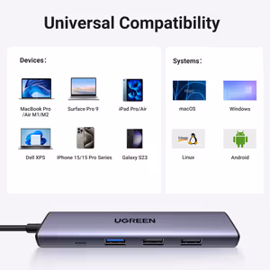 UGREEN Revodok 105 5-in-1 USB-C Hub, 4K HDMI & 100W PD - image 8