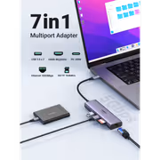 UGREEN Revodok 107 7-in-1 USB-C Hub, 4K HDMI & Ethernet - image 3