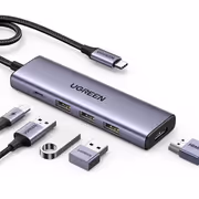 UGREEN Revodok 5-in-1 USB-C Hub, 3x USB-A 3.0 & 4K HDMI - image 2
