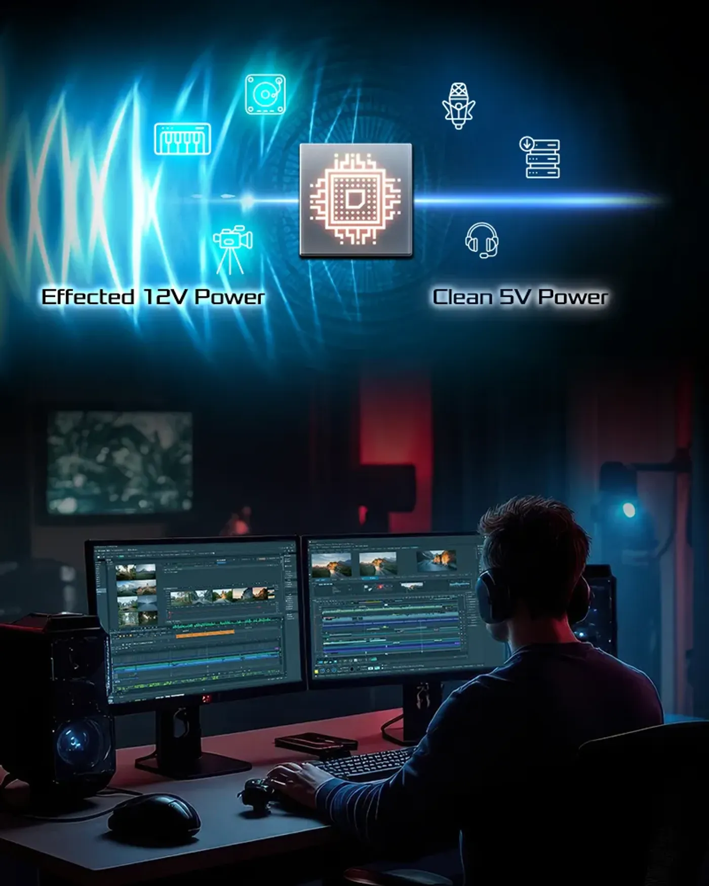 Ultra USB Power feature providing stable 5V power to peripherals