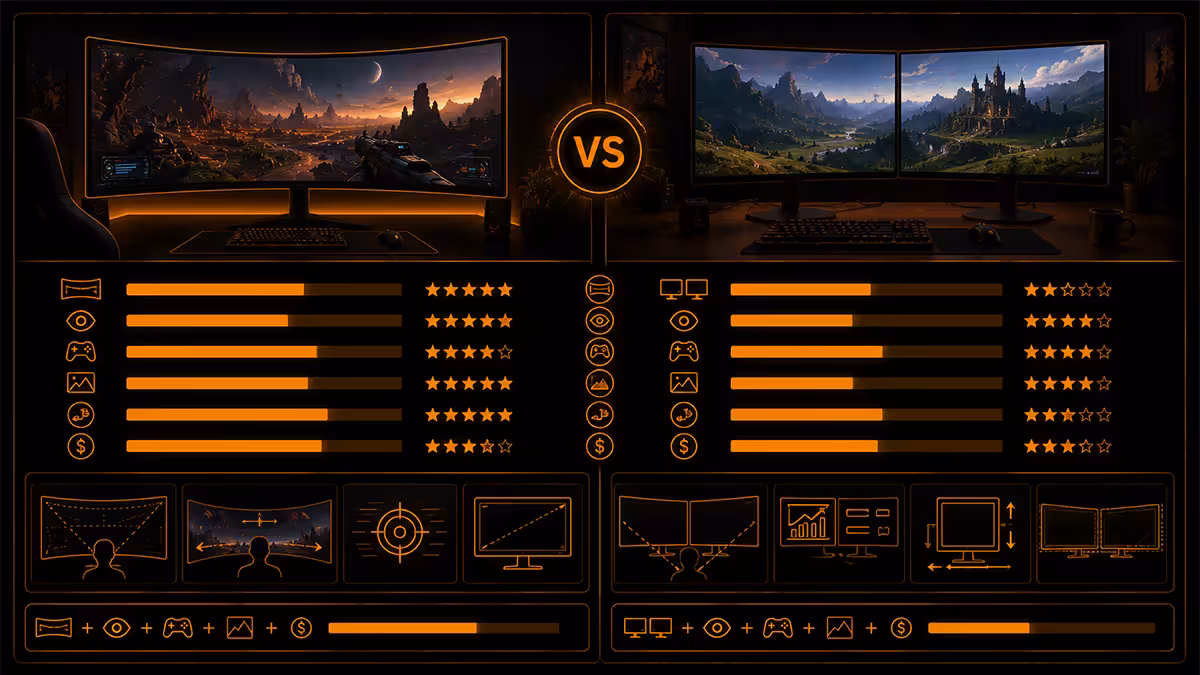 Ultrawide gaming immersion