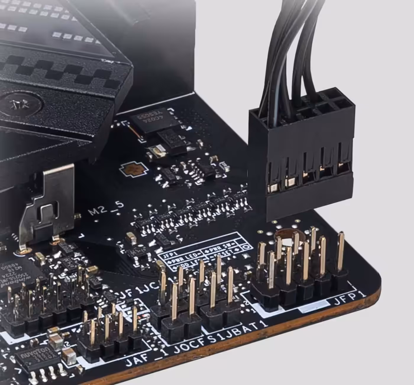Unified front panel cable designed for easy connection to MSI motherboards