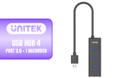 UNITEK Y-3089 4-Port USB 3.0 Hub – SuperSpeed Splitter - image 1