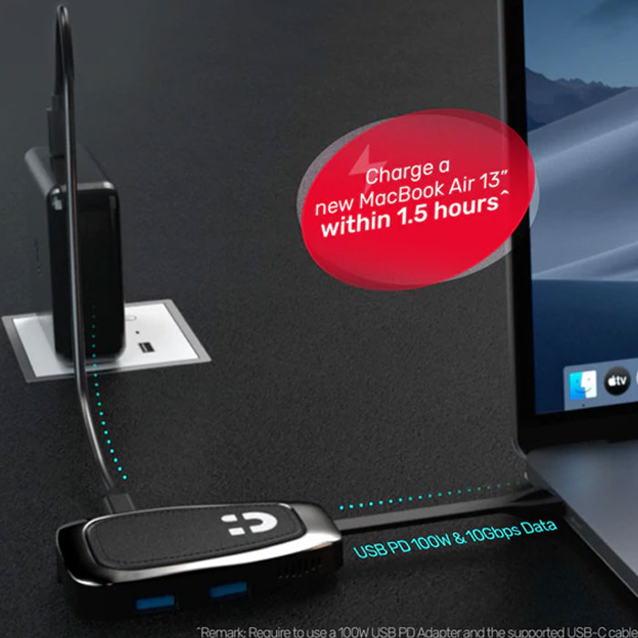 USB-C Charging and Data Transfer Capability