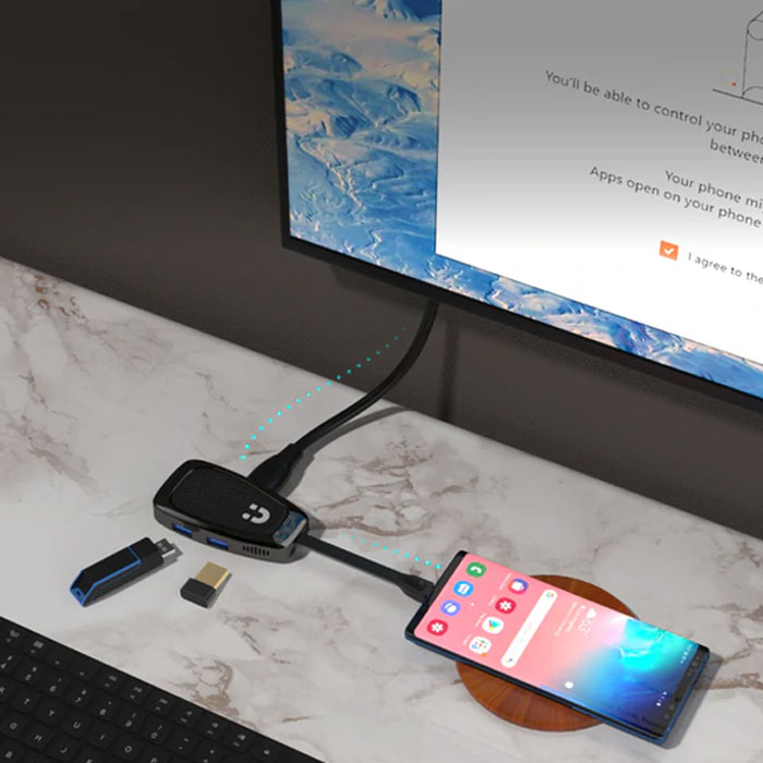 UNITEK uHUB Q4+ - Smartphone Connectivity