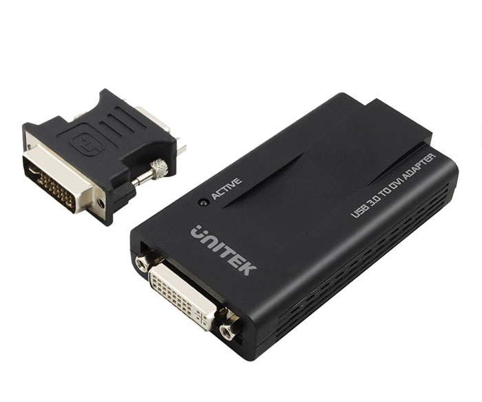 UNITEK USB 3.0 to DVI Adapter and DVI to VGA Adapter