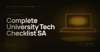 Complete University Tech Checklist — South Africa Student Buying Guide (2026)