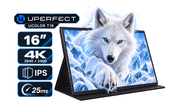UPERFECT UColor T16 16" 4K IPS Portable Monitor - image 1 UPERFECT UColor T16 16" 4K IPS Portable Monitor - image 1