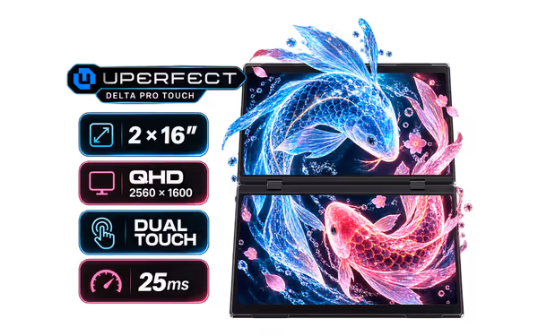 UPERFECT Delta Pro Touch 16" QHD Touch Monitor - image 1 UPERFECT Delta Pro Touch 16" QHD Touch Monitor - image 1