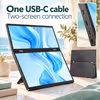 UPERFECT Delta 15.6" FHD Dual Monitor - USB-C - image 6