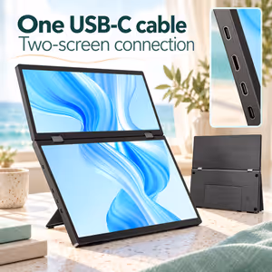 UPERFECT Delta 15.6" FHD Dual Monitor - USB-C - image 6