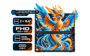 UPERFECT Delta 15.6" FHD Dual Monitor - USB-C - image 1