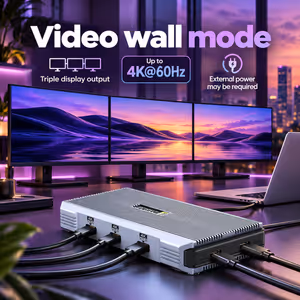 UPERFECT UHub Power X3 3-in-1 USB-C Dock - image 5
