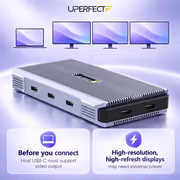 UPERFECT UHub Power X3 3-in-1 USB-C Dock - image 6