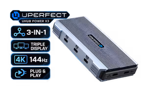 uperfect-uhub-power-x3-3-in-1-type-c-docking-station - Image 1