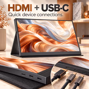 UPERFECT 18.4 4K QLED Portable Monitor (QLED 120% sRGB) - image 5