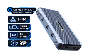 [OPEN BOX] UPERFECT UHub Power X3 Triple Monitor Dock - image 1