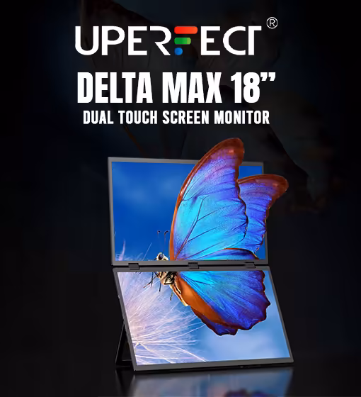 UPERFECT Delta Max 18-inch FHD Dual Touch Screen Monitor